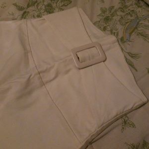 Off white high waisted skirt